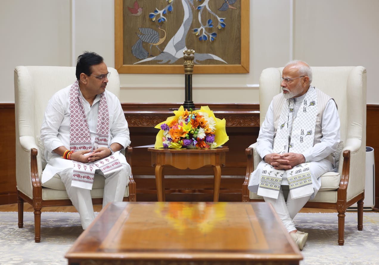 3 महीने में तीसरी बार पीएम मोदी से मिले सीएम भजनलाल शर्मा