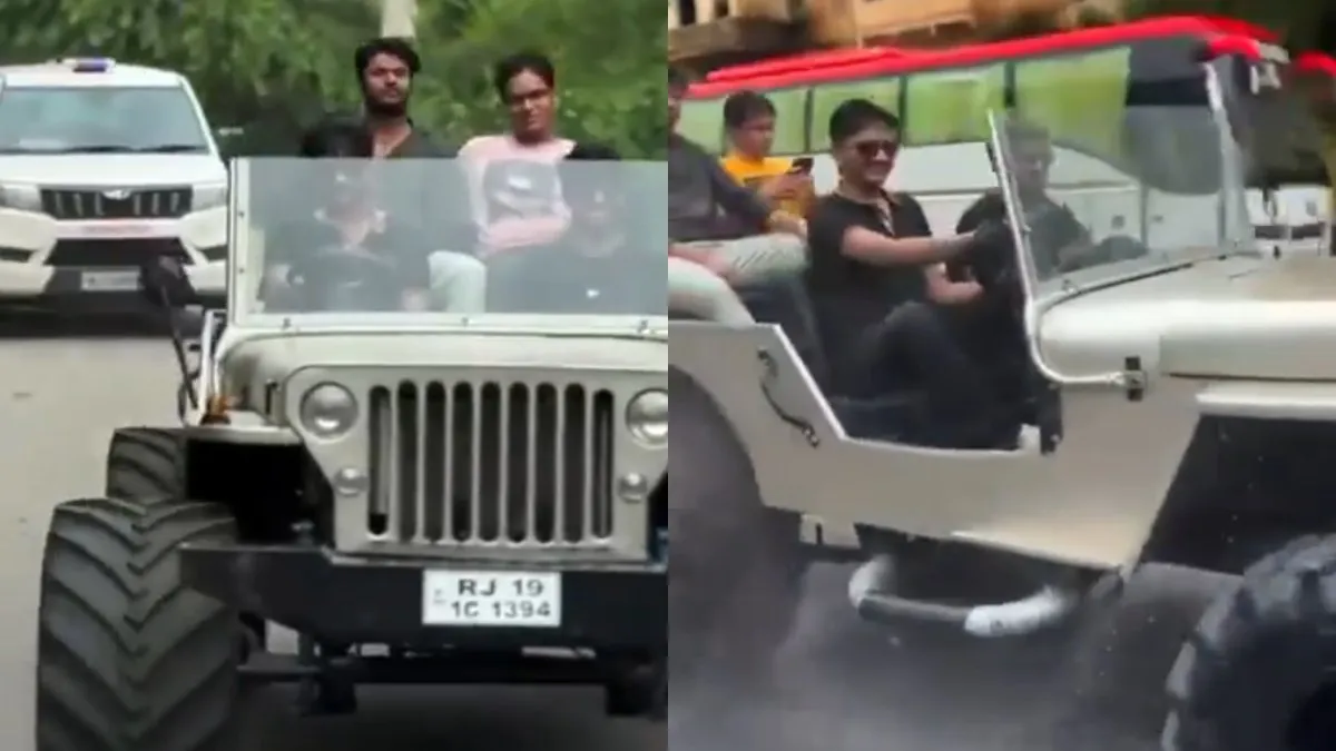 डिप्टी सीएम का बेटे के वीडियो पर बयान “पुलिस गाड़ी सिर्फ सुरक्षा के लिए थी”