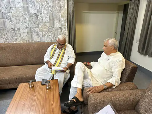 मंत्री किरोड़ी लाल मीणा ने गृह राज्य मंत्री से की मुलाकात