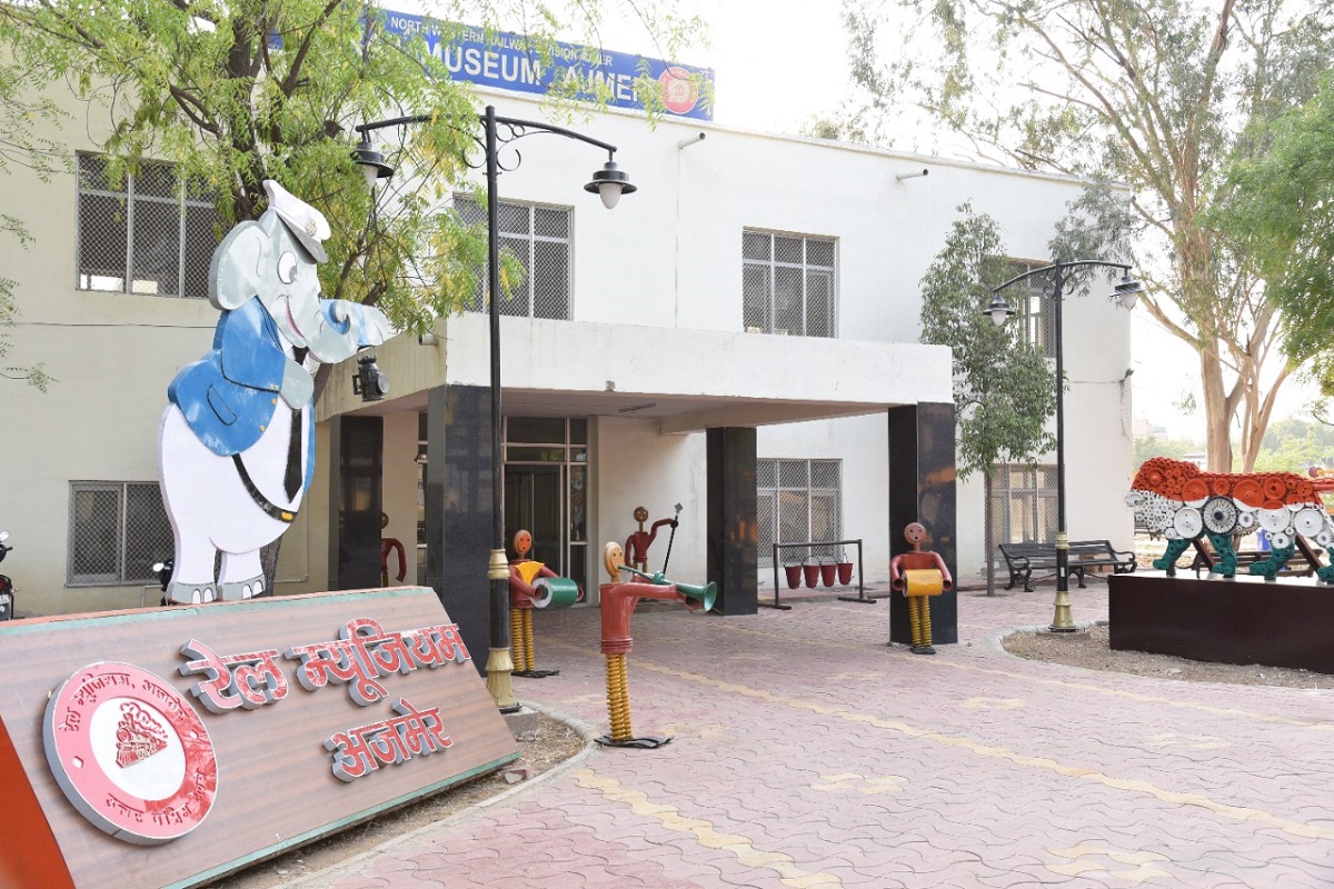 अजमेर रेल संग्रहालय में मीटर गेज टॉय ट्रेन बनी आकर्षण का केंद्र