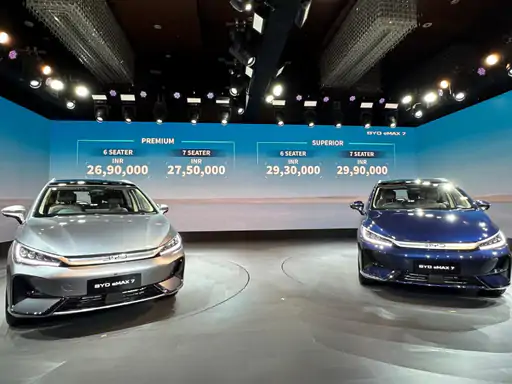 BYD India ने लॉन्च की नई इलेक्ट्रिक MPV EMax 7