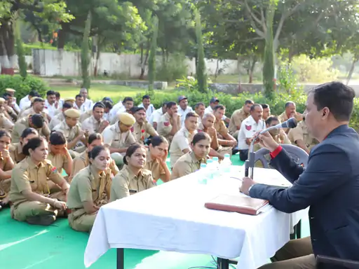 अजमेर पुलिस लाइन में  सौर ऊर्जा जागरूकता कार्यक्रम का आयोजन