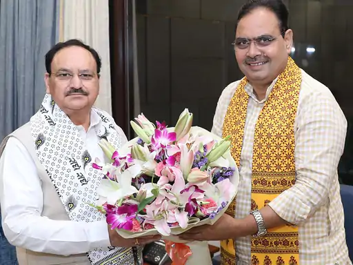 सीएम भजनलाल शर्मा ने की जेपी नड्डा से मुलाकात