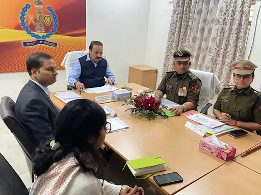 अजमेर रेंज में अतिरिक्त मुख्य सचिव आनंद कुमार का दौरा