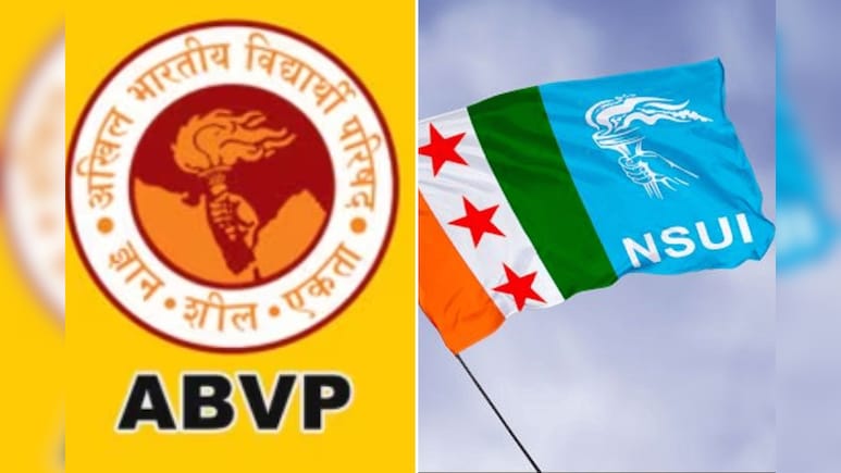 ABVP-NSUI का एकजुट विरोध: भाजपा विधायक पर सवाल