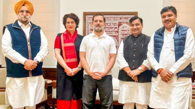 राहुल-प्रियंका के साथ बैठक – युवाओं को जिम्मेदारी, निष्क्रिय नेताओं को बाहर