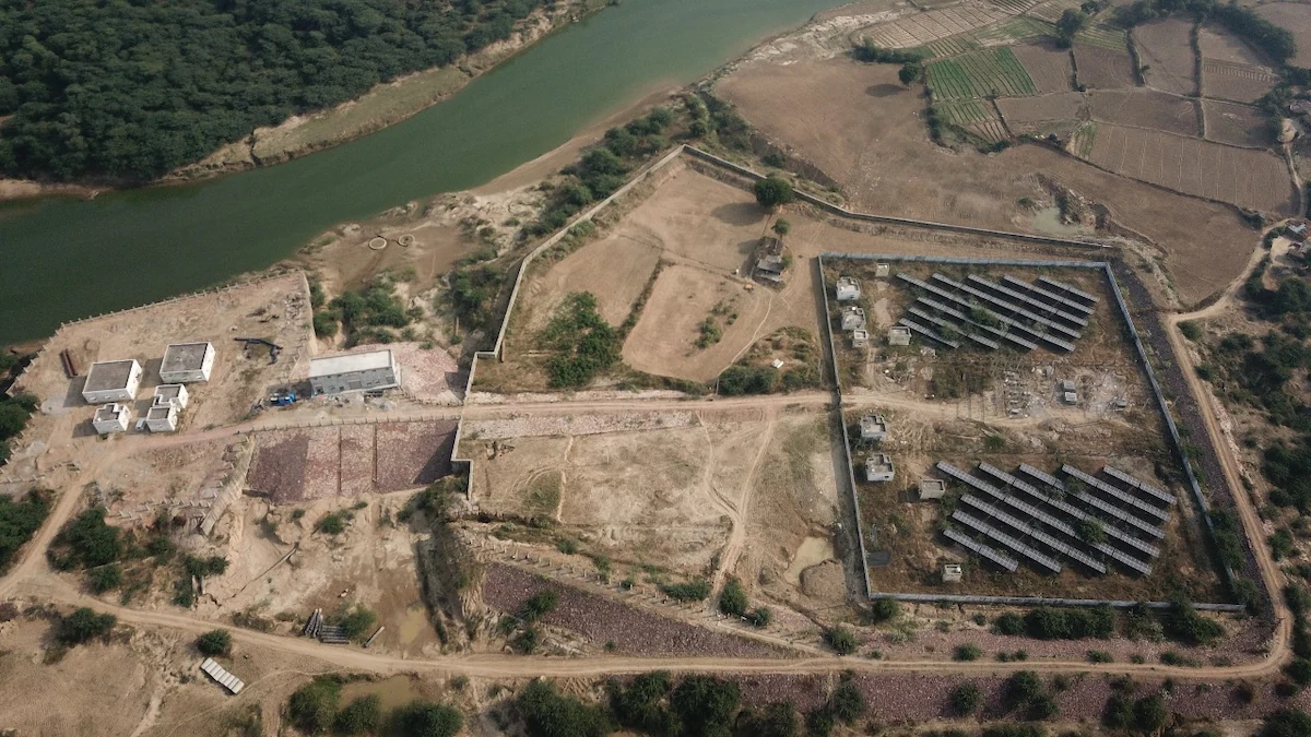 मेज नदी पर बनी राजस्थान की पहली सोलर लिफ्ट सिंचाई परियोजना