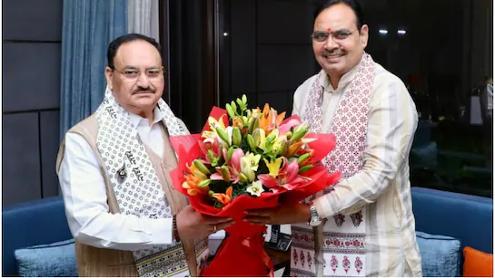 CM भजनलाल शर्मा ने की नई दिल्ली में जेपी नड्डा से अचानक मुलाकात