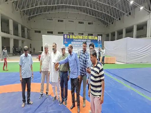 कोटा में शुरू हुआ राज्य स्तरीय अंडर-20 कुश्ती दंगल