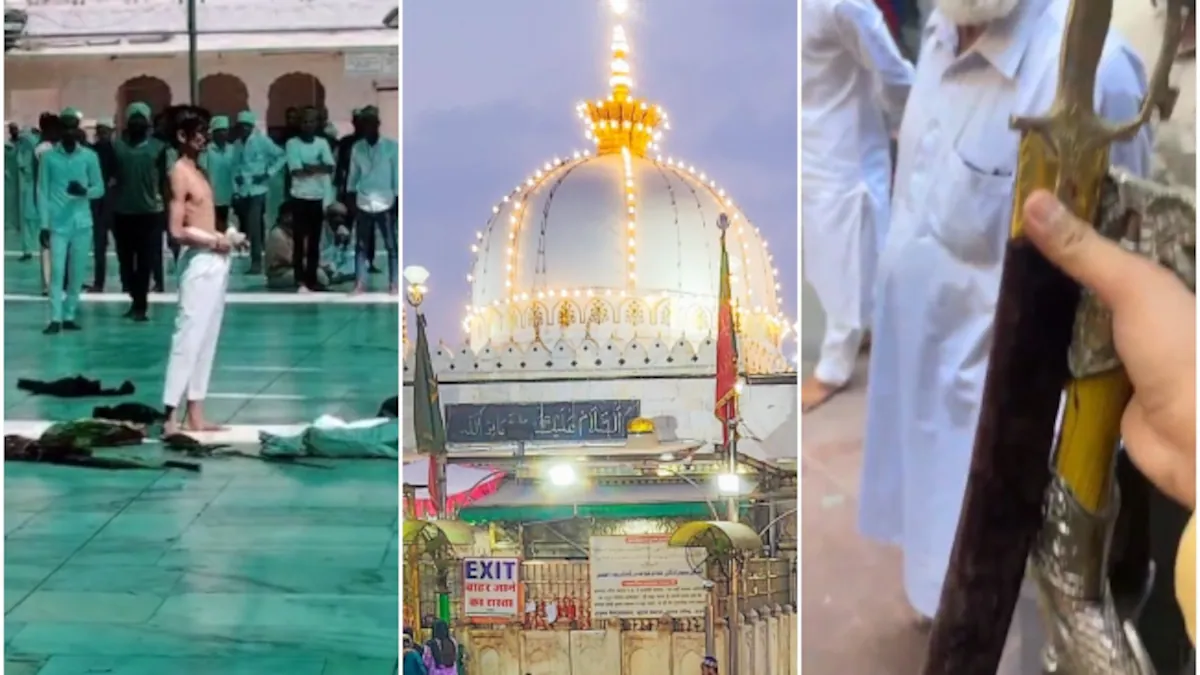 अजमेर दरगाह में तीन तलवारें लेकर घुसा युवक, जायरीन ने पकड़ा