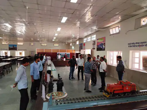 जोधपुर रेलवे वर्कशॉप में बम सेल और हेरिटेज प्रदर्शनी