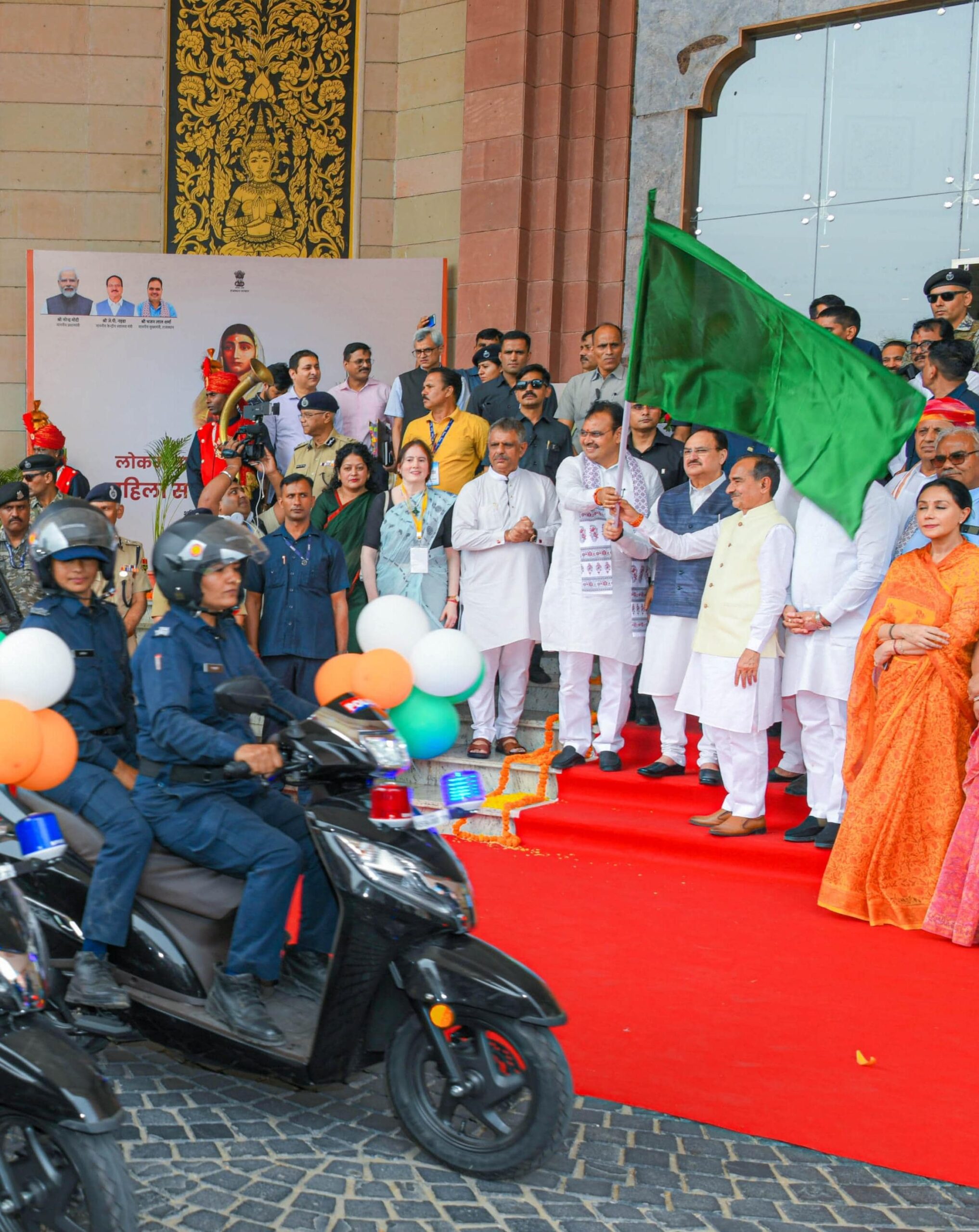 जे पी नड्डा ने जयपुर में  में गिनाई सरकार की उपलब्धियां