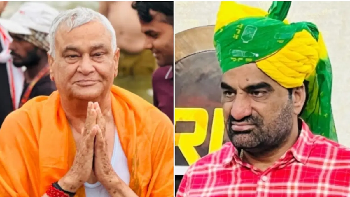 लाइव बहस में भिड़े किरोड़ी और बेनीवाल: लुटेरे-चोर तक कहे