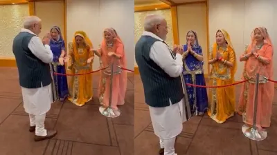टोक्यो में राजस्थानी भजन के साथ पीएम मोदी का भव्य स्वागत