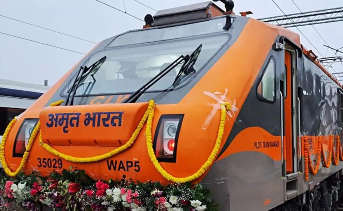 मदार-दरभंगा के बीच अमृत भारत एक्सप्रेस 3 अक्टूबर से शुरू