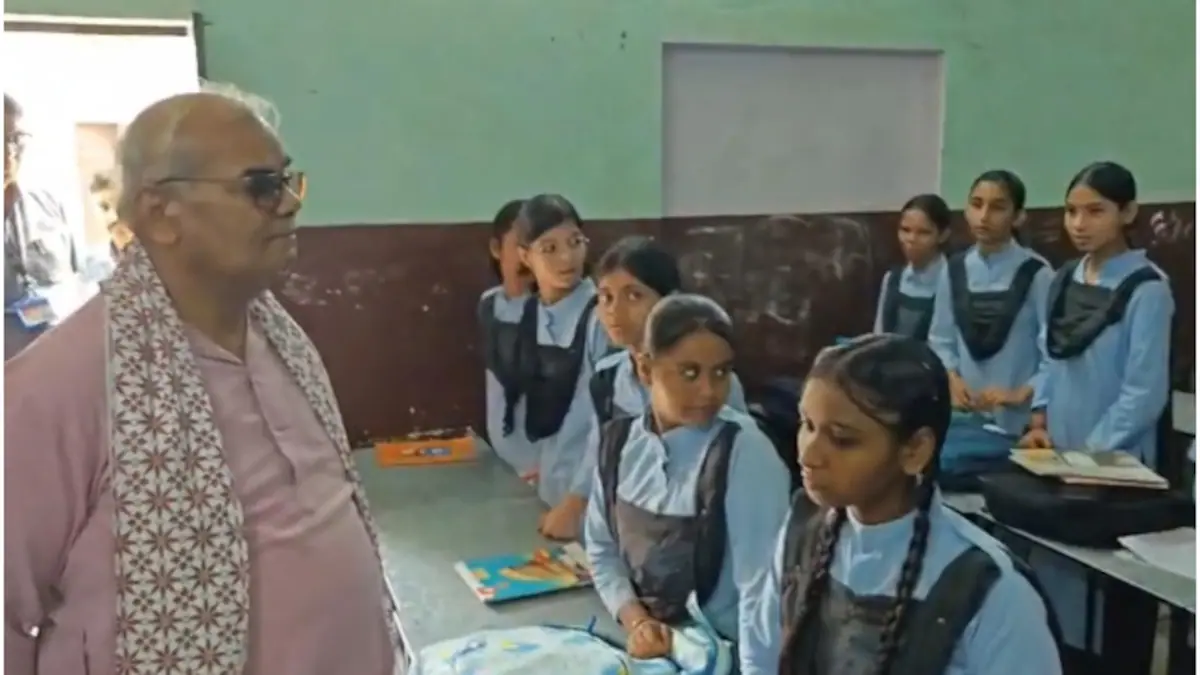 मदन दिलावर का सरकारी स्कूल का औचक निरीक्षण