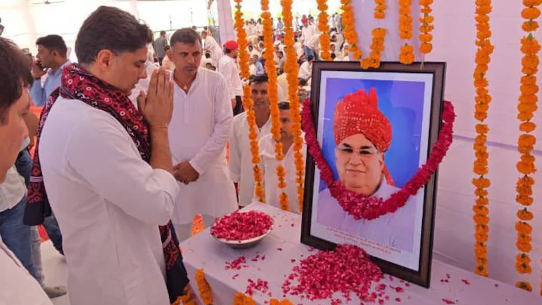 सचिन पायलट ने कर्नल सोनाराम चौधरी को याद कर कहा- दबंग और ईमानदार नेता थे