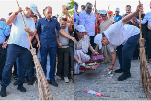 राजस्थान के CM ने झाड़ू लगाकर की ‘सेवा पखवाड़े’ की शुरुआत