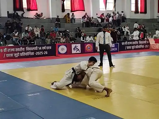 उदयपुर में शुरू हुई राज्य स्तरीय स्कूल जूडो प्रतियोगिता, 565 खिलाड़ी दिखा रहे दमखम