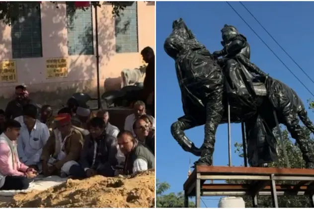 जोधियासी में महाराजा सूरजमल की मूर्ति पर विवाद, धारा-163 लागू