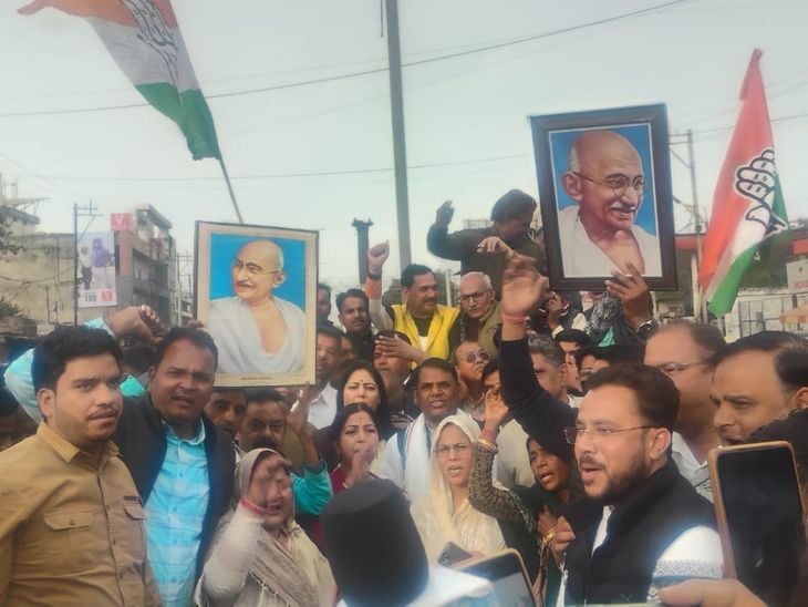 मनरेगा को लेकर राजस्थान में कांग्रेस का राज्यव्यापी आंदोलन