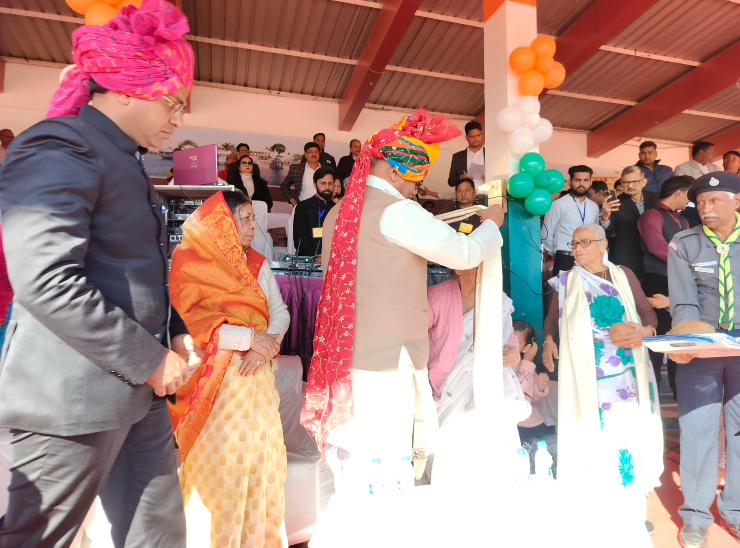 कोटा में महाराव उम्मेदसिंह स्टेडियम में भव्य गणतंत्र दिवस समारोह, 66 लोग सम्मानित