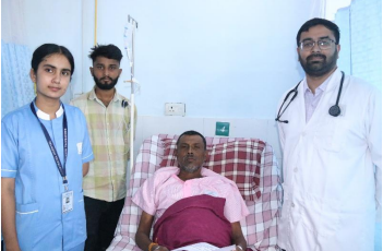 क्षेत्रपाल अस्पताल में मरीज को लिवर सिरोसिस से मिला नया जीवन, बेडसाइड एंडोस्कोपी से बची जान