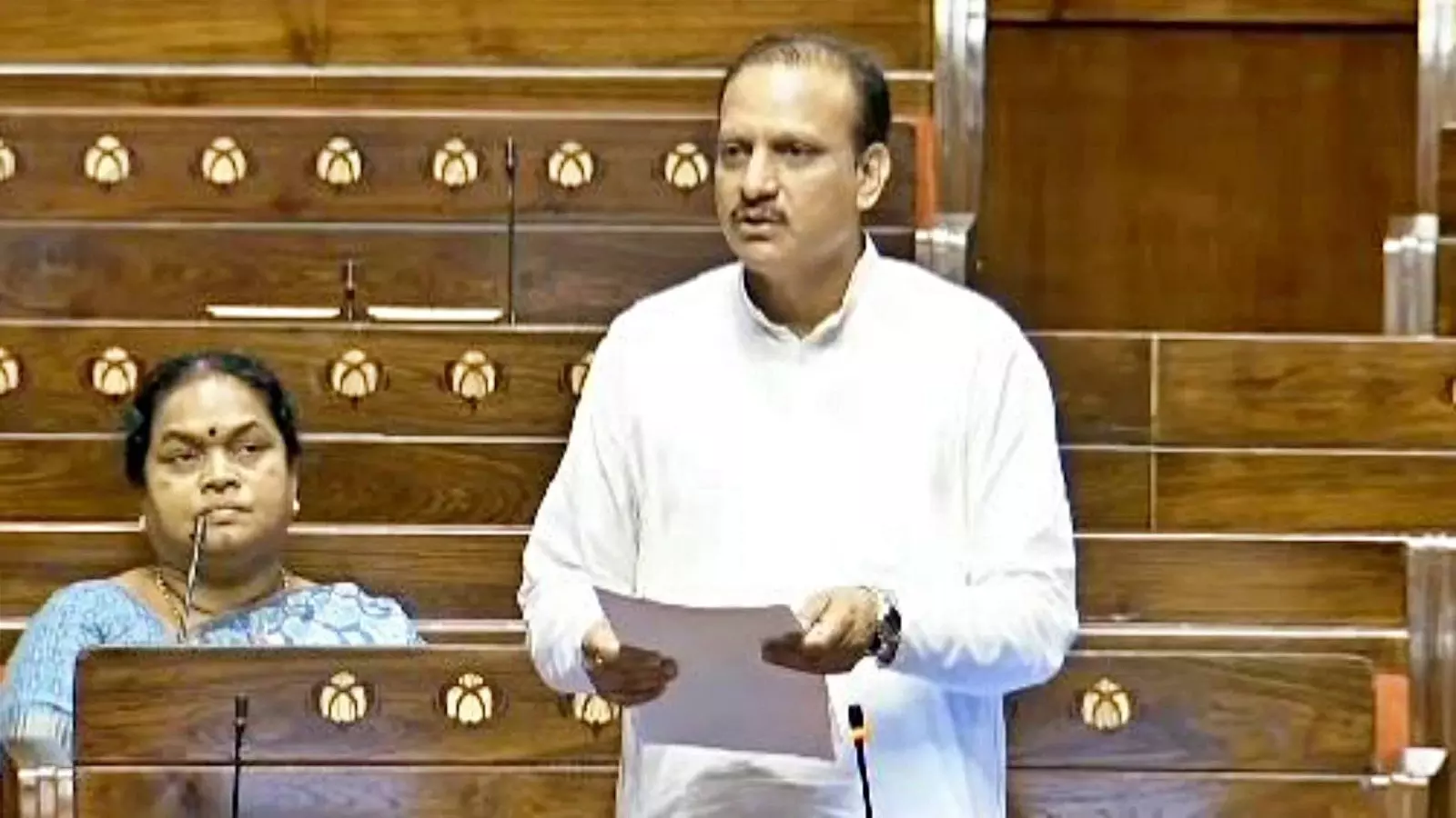 राज्यसभा में अरावली में अवैध खनन पर नीरज डांगी का सवाल