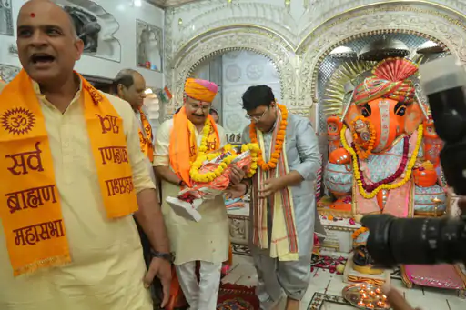 जयपुर से ऑस्ट्रेलिया रवाना हुई भगवान परशुराम की प्रतिमा