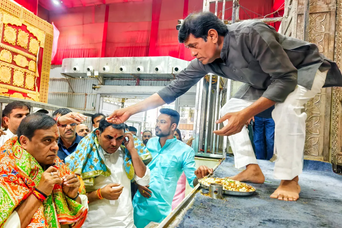 खाटूश्यामजी पहुंचे हिमंता बिस्वा सरमा, जीत का जताया भरोसा