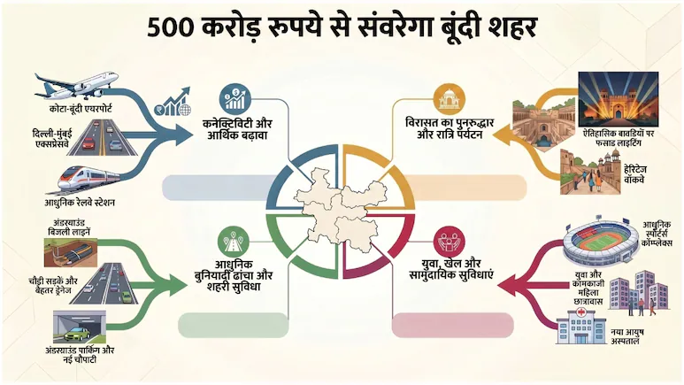 500 करोड़ के मेगा प्लान से बदलेगी बूंदी की तस्वीर, विकास को मिलेगी नई रफ्तार