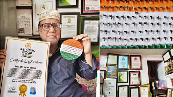 उदयपुर के डॉ. इकबाल सक्का ने बनाया नया विश्व रिकॉर्ड